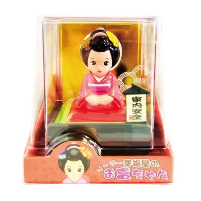 楽天市場】SANTA ソーラー開運福助 ソーラートイ 首振り人形 ソーラー