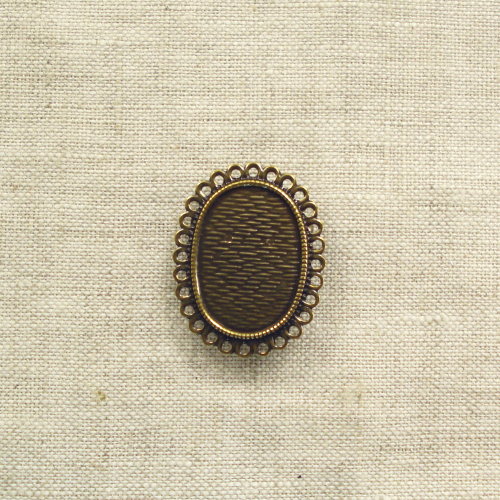 DeLuxe accessories ブローチ 楽天市場】現品限り ブローチ台 B11 ロックピン付き アンティーク