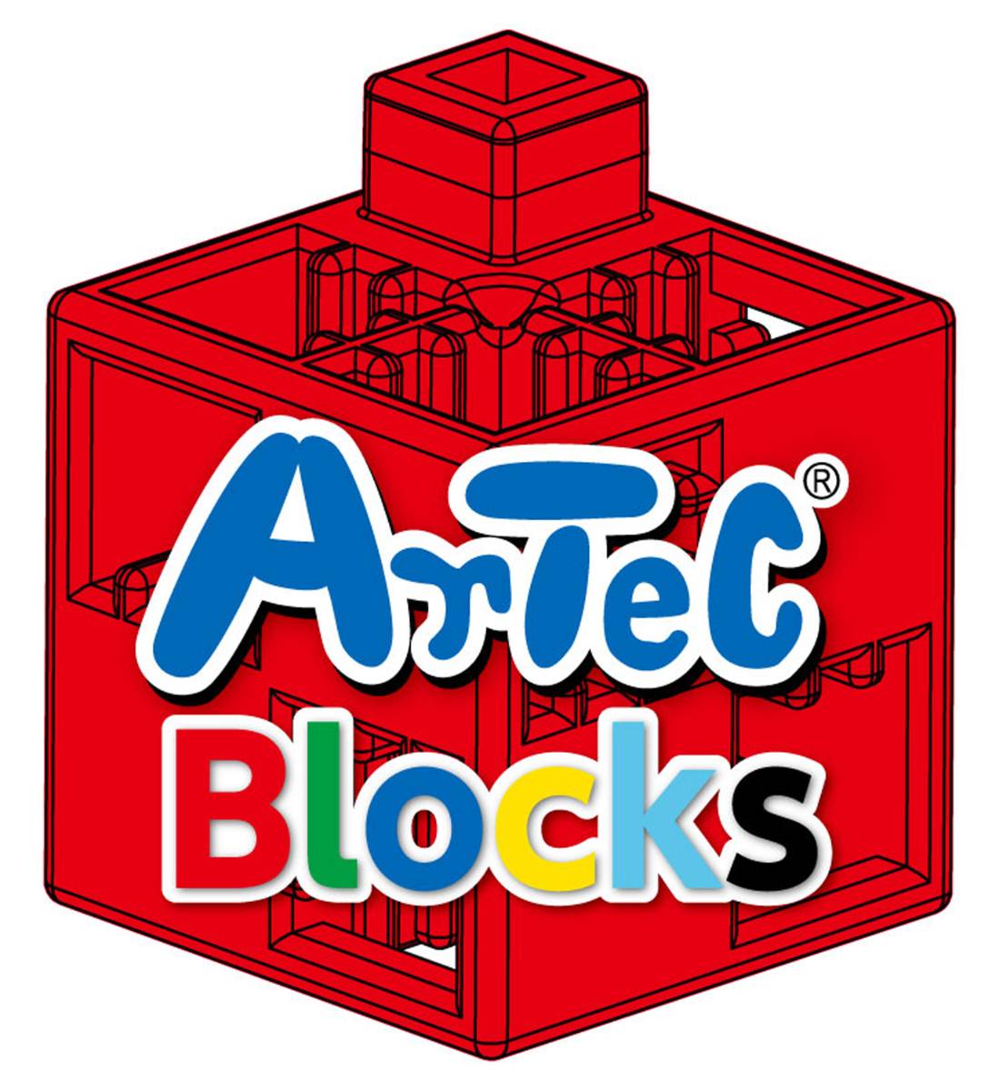 ArtecブロックハーフB8P赤