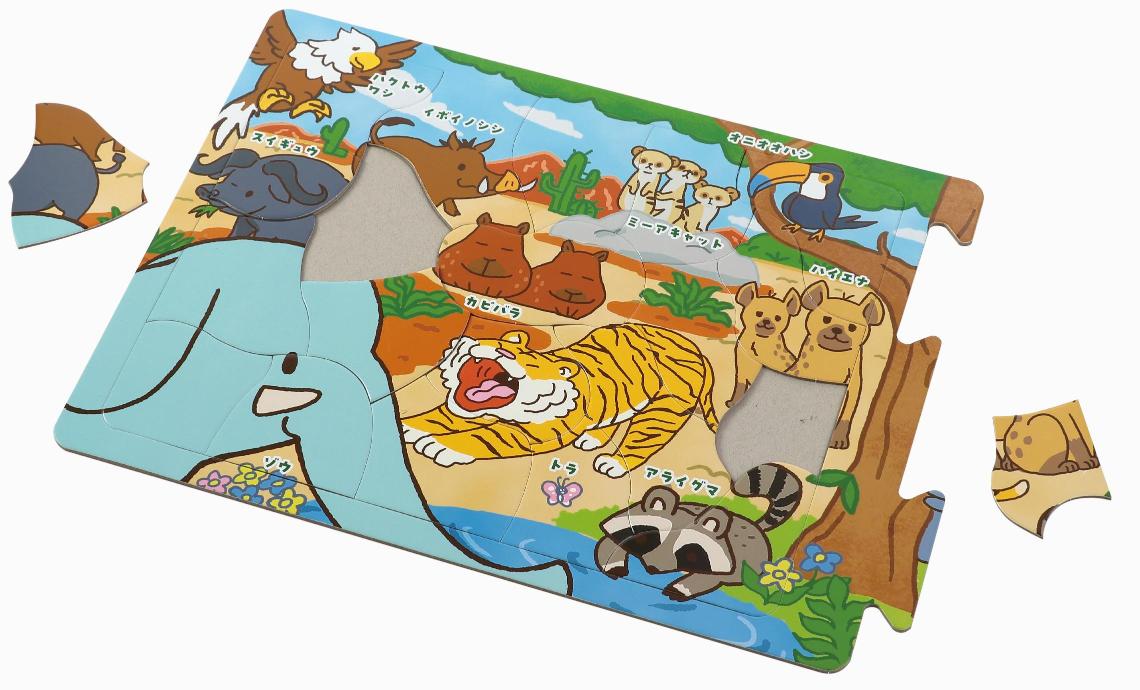 楽天市場】アニマル大集合パズル 3種セット : 手芸問屋ウイングス