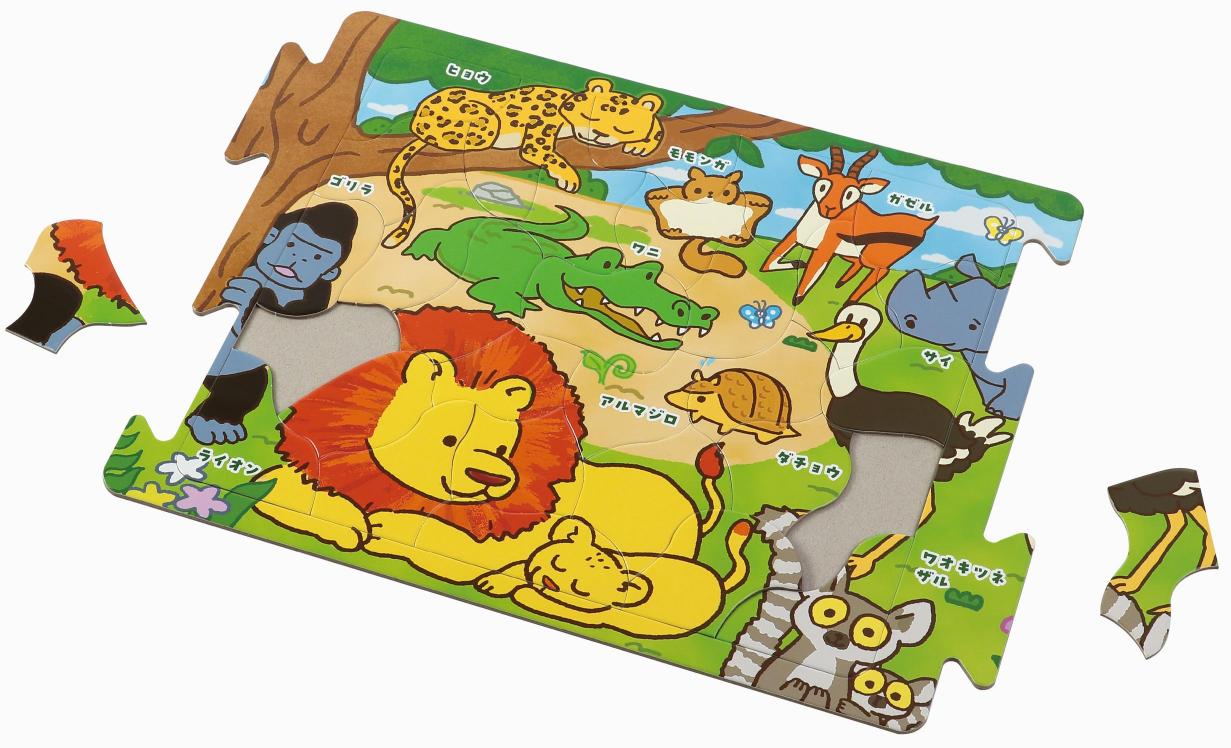 楽天市場】アニマル大集合パズル 3種セット : 手芸問屋ウイングス