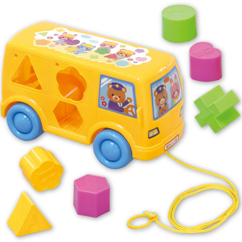 楽天市場】なかよしバスブロック 7179 おもちゃ のりもの 知育玩具