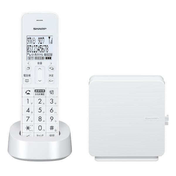 SHARP　電話機　JD-SF3CL-W [ホワイト系]