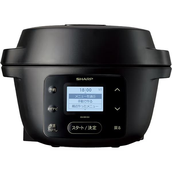 楽天市場】SHARP シャープ KN-MN16H-B(ブラック系) 自動調理鍋