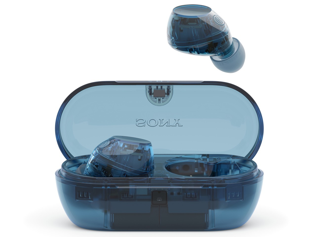 楽天市場】SONY イヤホン・ヘッドホン WH-XB700 (L) ブルー 【配送種別