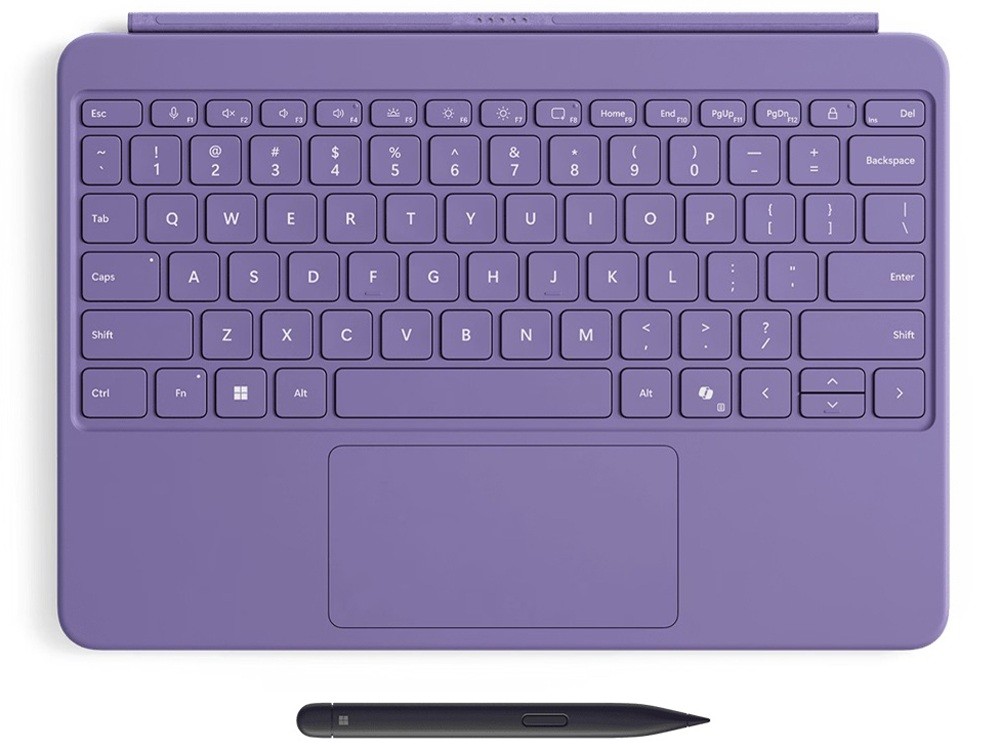 Microsoft 　タブレットケース　Surface Pro 12 インチ キーボード(ペン収納付き/スリムペン付き) EP2-33103 [バイオレット]