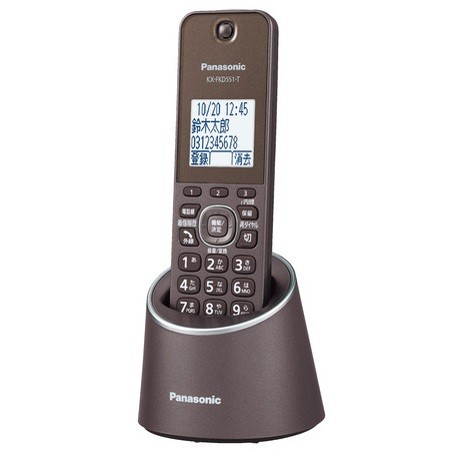 Panasonic　電話機　VE-GDS18DL-T [ブラウン]