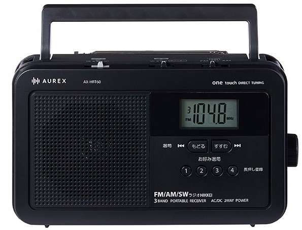 TOSHIBA　ラジオ　AUREX AX-HRT60-K [ブラック]