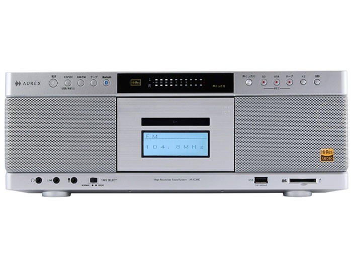 楽天市場】東芝 TOSHIBA CDラジカセ AUREX シルバー AX-KCR90-S
