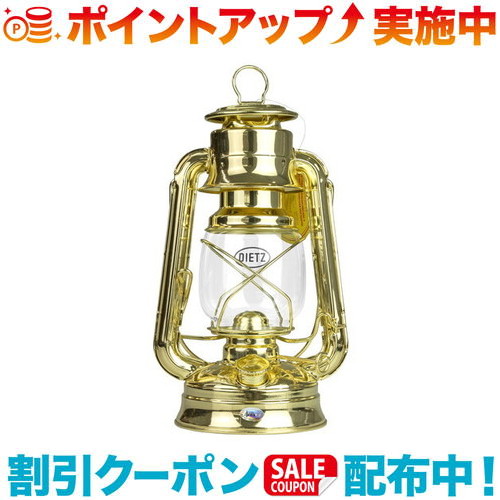 クーポン配布中☆(DIETZ)デイツ D76 デイツハリケーンランタン ブラス | 防災 ライト ランタン 災害グッズ 防災グッズ 防災用品 防災用 キャンプ アウトドア 持ち運び 照明 キャンプ用品 おしゃれ レトロ テーブルランタン 置き型 吊り下げ 照明器具 パラフィンオイル