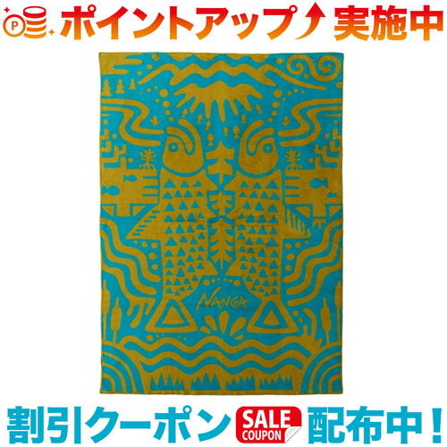 クーポン配布中☆(NANGA)ナンガ OCEAN OF LIFE コットンブランケット SINGLE (BLUE OCEAN)