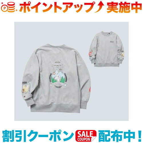クーポン配布中☆(NANGA)ナンガ エコハイブリッドキャンピングマナーズエムティーウェザースウェットシャツ L.GRY M｜ウィンズショップ 8,712円