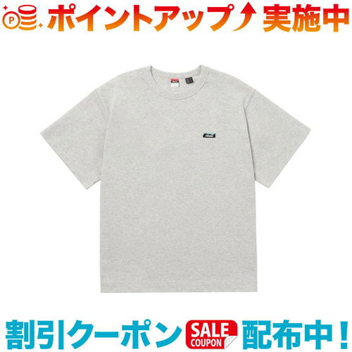 クーポン配布中☆(NANGA)ナンガ エコハイブリッド ボックスロゴ エンブロイダリー ティー (A.GRY)