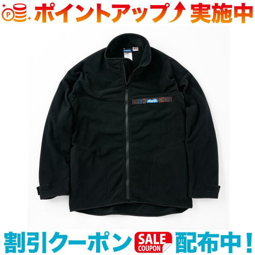 クーポン配布中☆(KAVU)カブー フルジップ フリーススローシャツ BlackBean S