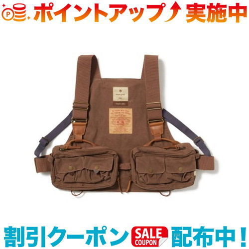 クーポン配布中☆(snow peak)スノーピーク Fishing Pocket Vest (BROWN)
