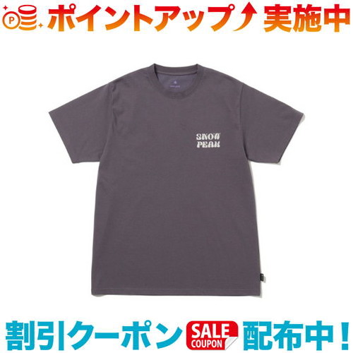 クーポン配布中☆(snowpeak)スノーピーク Camping Graphic T-Shirt (CHARCOAL)
