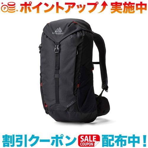 【楽天市場】クーポン配布中☆(GREGORY)グレゴリー ズール28 LT (ボルケニックブラック) | リュック バックパック アウトドア