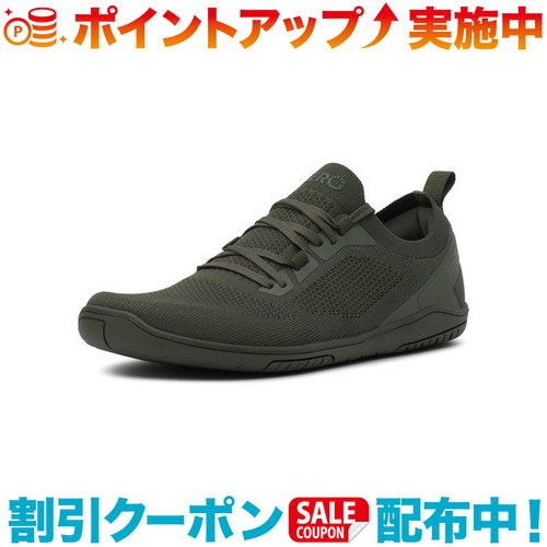 クーポン配布中☆(XEROSHOES)ゼロシューズ M's ネクサスニット (アーミーグリーン)