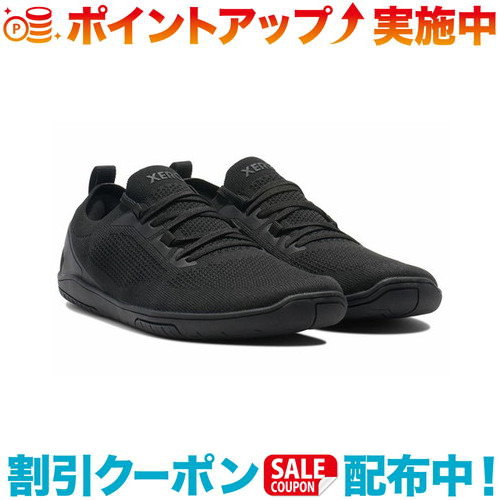 クーポン配布中☆(XEROSHOES)ゼロシューズ M's ネクサスニット (ブラック/ブラック)