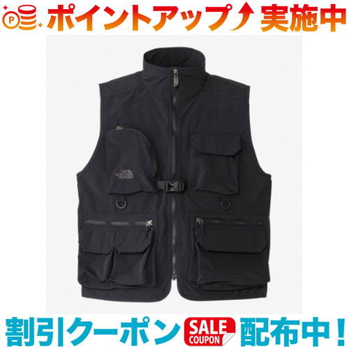 クーポン配布中☆(THE NORTH FACE)ザ・ノース・フェイス フィールドユーティリティベスト (ブラック)