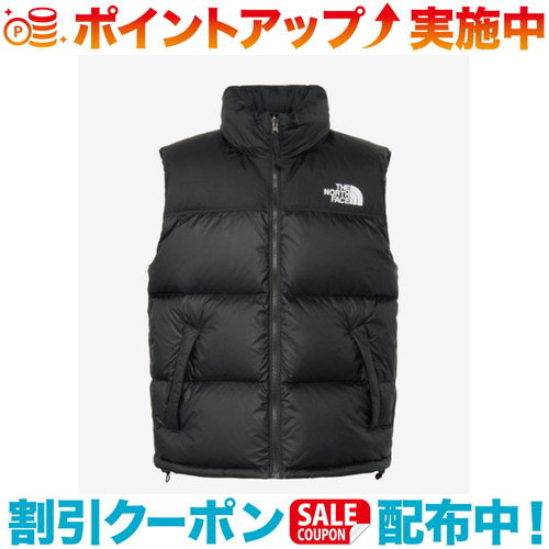 クーポン配布中☆(THE NORTH FACE)ザ・ノース・フェイス ヌプシベスト (ブラック)