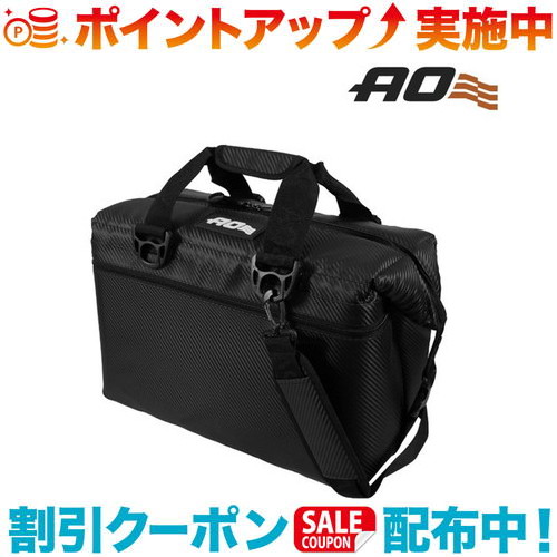 クーポン配布中☆(AO coolers)エーオークーラーズ 24パック カーボン ソフトクーラー BK