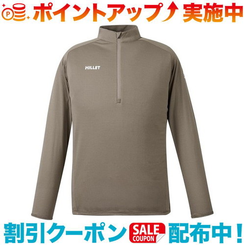 クーポン配布中☆(MILLET)ミレー DRYGRID LIGHT HF ZIP LS M (DORITE)