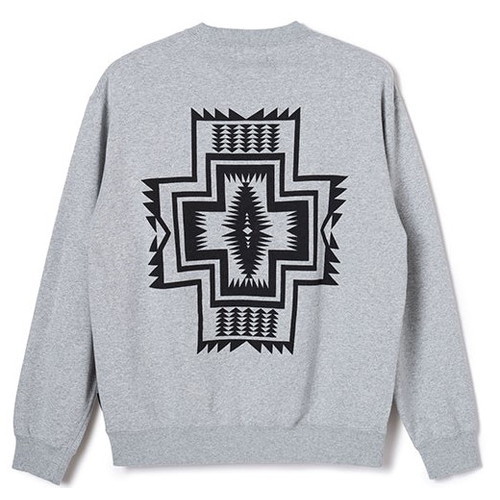 SPRING SALE開催中☆(PENDLETON)ペンドルトン フレンチテリー バックプリントスウェット (Hgray)