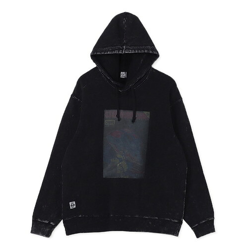 SPRING SALE開催中☆(CHUMS)チャムス キャニオンランズスターハリケーンプルオーバーパーカー (Black)