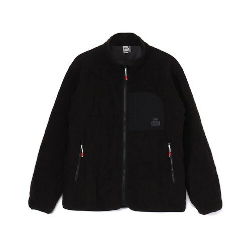 SPRING SALE開催中☆(CHUMS)チャムス ブービーステッチフリースジャケット (Black)
