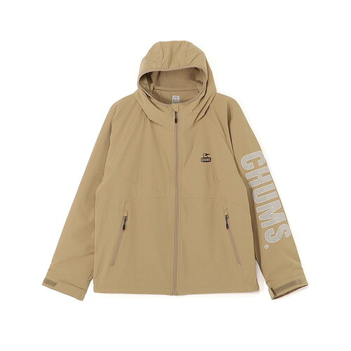 SPRING SALE開催中☆(CHUMS)チャムス エアトレイルストレッチチャムスパテッドパーカー (Beige)