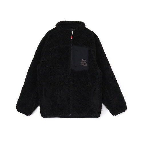 SPRING SALE開催中☆(CHUMS)チャムス キッズボンディングフリースジャケット (Black)