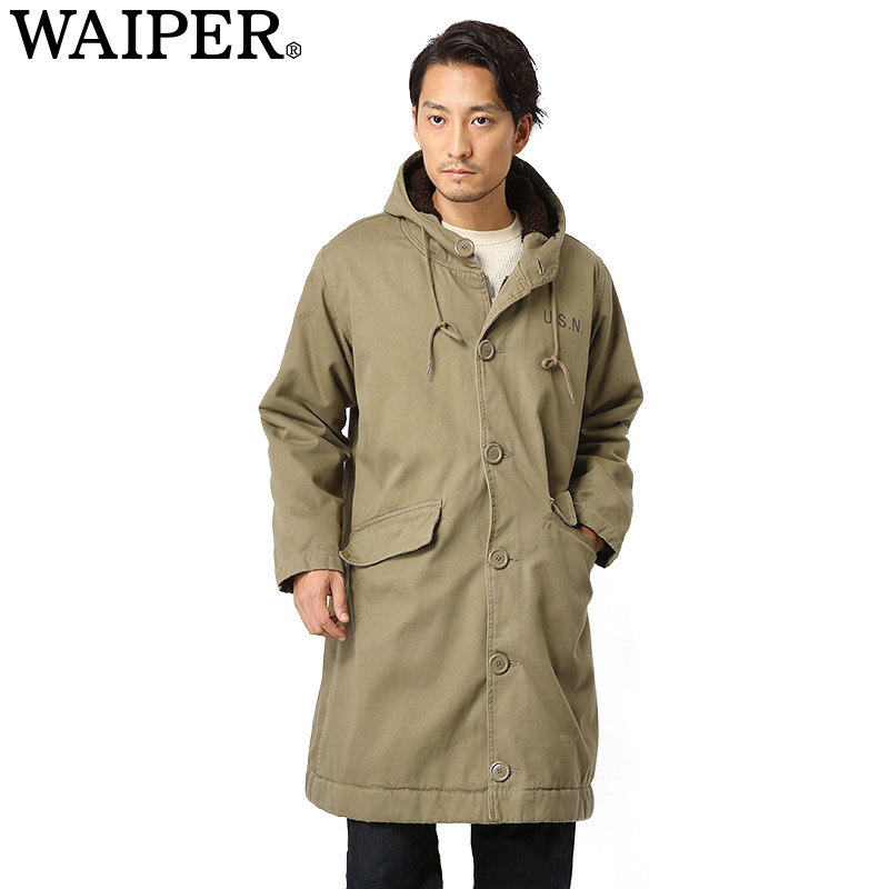 即日出荷 Waiper 米海軍 U S Navy N 1デッキコート Khaki Wp15ミリタリーコート デッキジャケット メンズ パーカーコート アウター ジャケット クーポン対象外 国内配送 Agmsatelital Pe