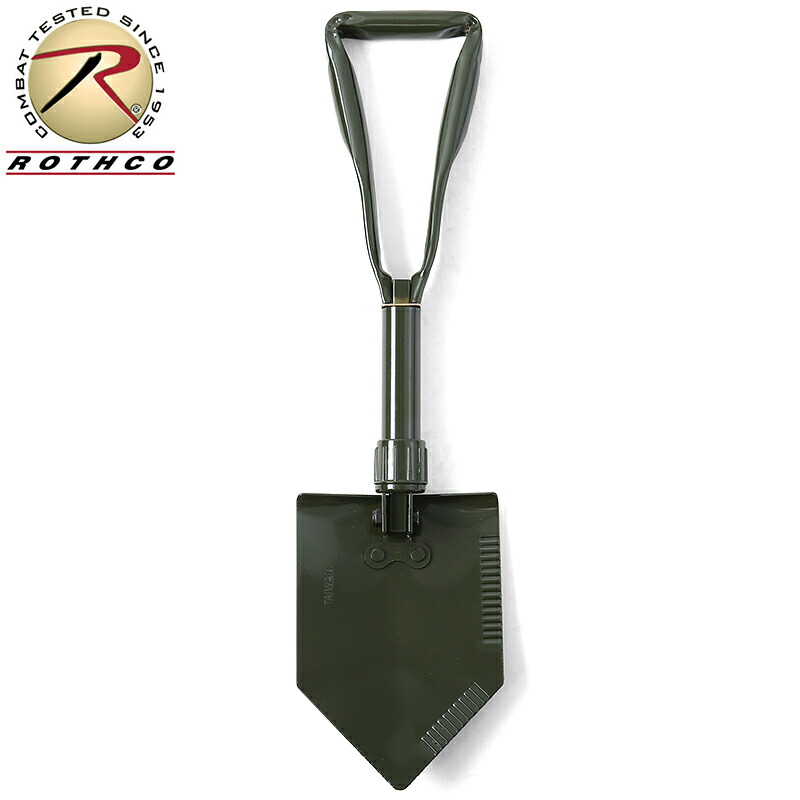 楽天市場】米軍タイプ 三つ折 スコップ ケース付き オリーブ EE391NN