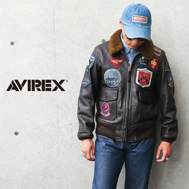 楽天市場】AVIREX アビレックス フライトジャケット 革ジャン