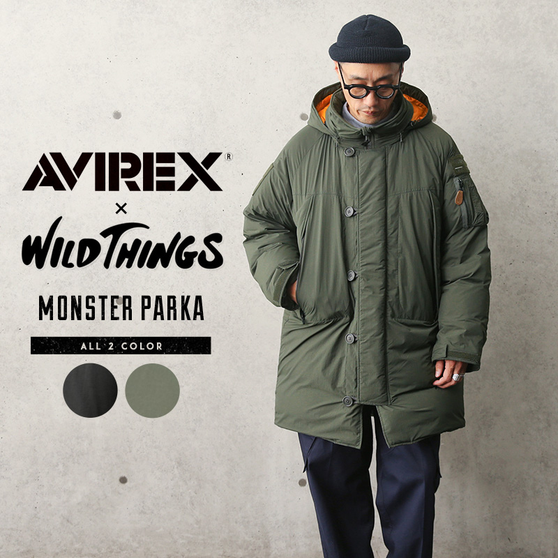 楽天市場】【あす楽】AVIREX×WILD THINGS 6112179 HAPPY JACKET