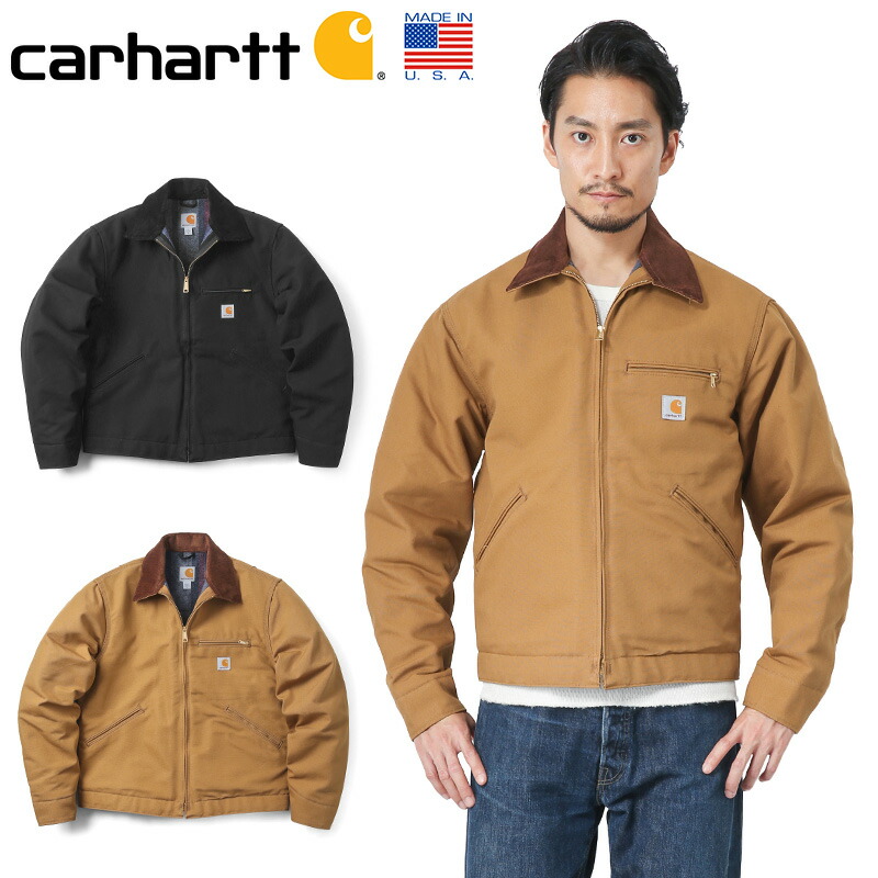 Carhartt Detroit Jacket J001Black Sカーハート