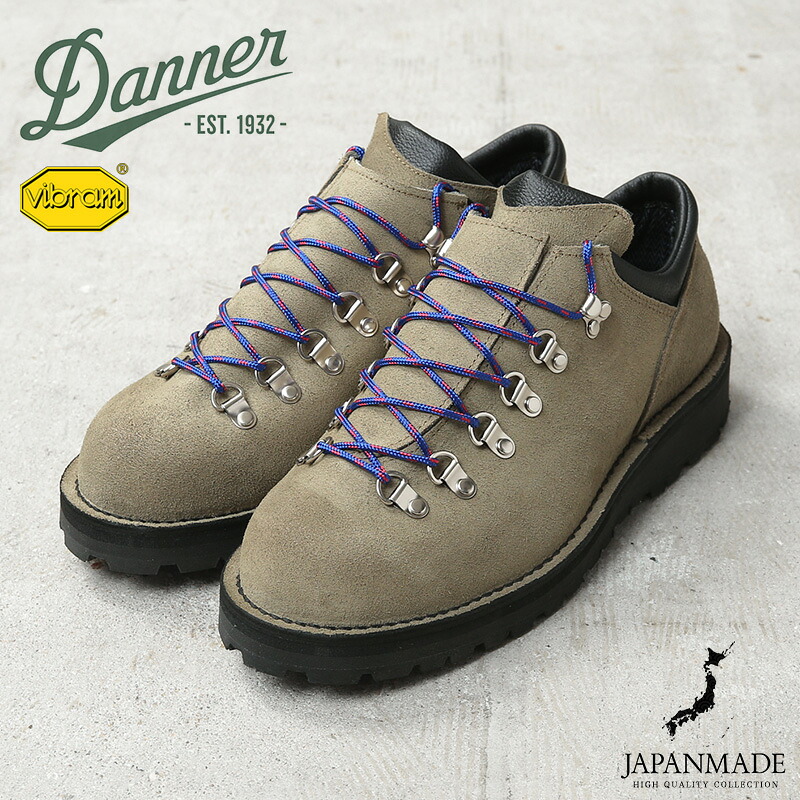 【最短即日発送】Danner ダナー D214016 MT.RIDGE LOW WP KLT マウンテン リッジ ロウ ウォータープルーフ / アウトドアブーツ S.KHAKI 日本製【クーポン対象外】【T】｜ミリタリーWAIPER 店