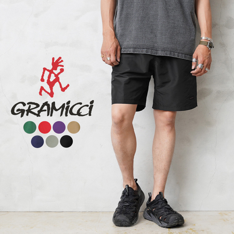グラミチ　ナイロンパッカブルGショーツ　ブラック　Mサイズ　新品 GRAMICCI/グラミチ NYLON PACKABLE G-SHORT | ナイロン