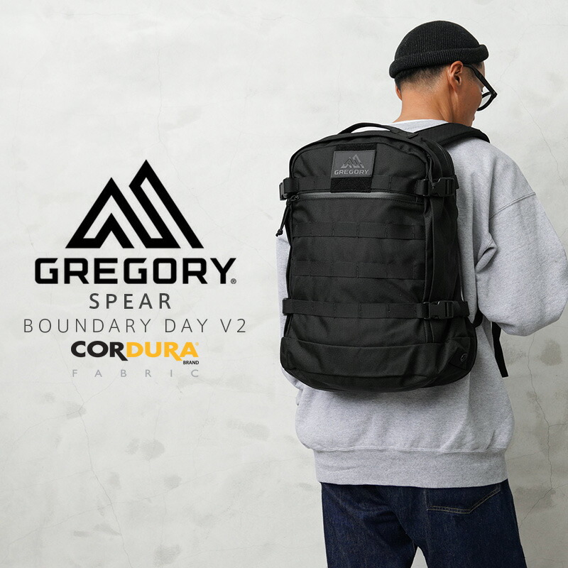 【最短即日発送】クーポンで15%OFF★GREGORY グレゴリー SPEAR スピア BOUNDARY DAY バウンダリーデイ V2 バックパック【T】｜メンズ リュック 大容量 アウトドア キャンプ カジュアル 通勤 通学 ビジネス 旅行 ブランド おしゃれ 24,420円