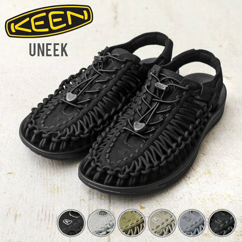 【最短即日発送】★KEEN キーン UNEEK ユニーク スニーカーサンダル【T】【クーポン対象外】｜メンズ レディース 靴 スポーツサンダル 編み込み アウトドア つっかけ キャンプ 川 海 ブランド おしゃれ