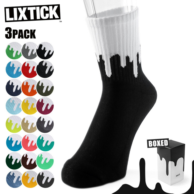 楽天市場】【最短即日発送】LIXTICK リックスティック DRIP SOCKS