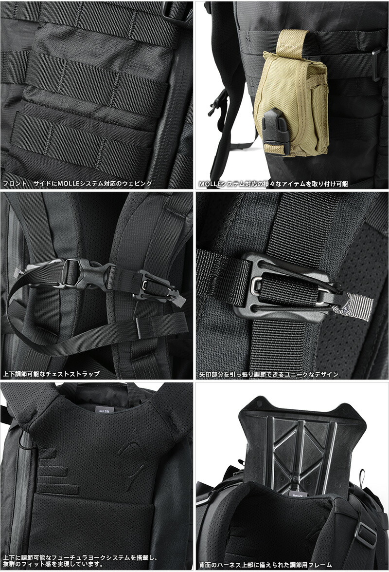 店日本別注の Crazy バックパック リュック 正規取扱店 ミリタリーwaiper Black Mystery Collection 2day Assault 2デイアサルト バックパック Assault 2デイアサルト バックパック Sx Crazy Black ミステリーランチ Ranch 2day Collection