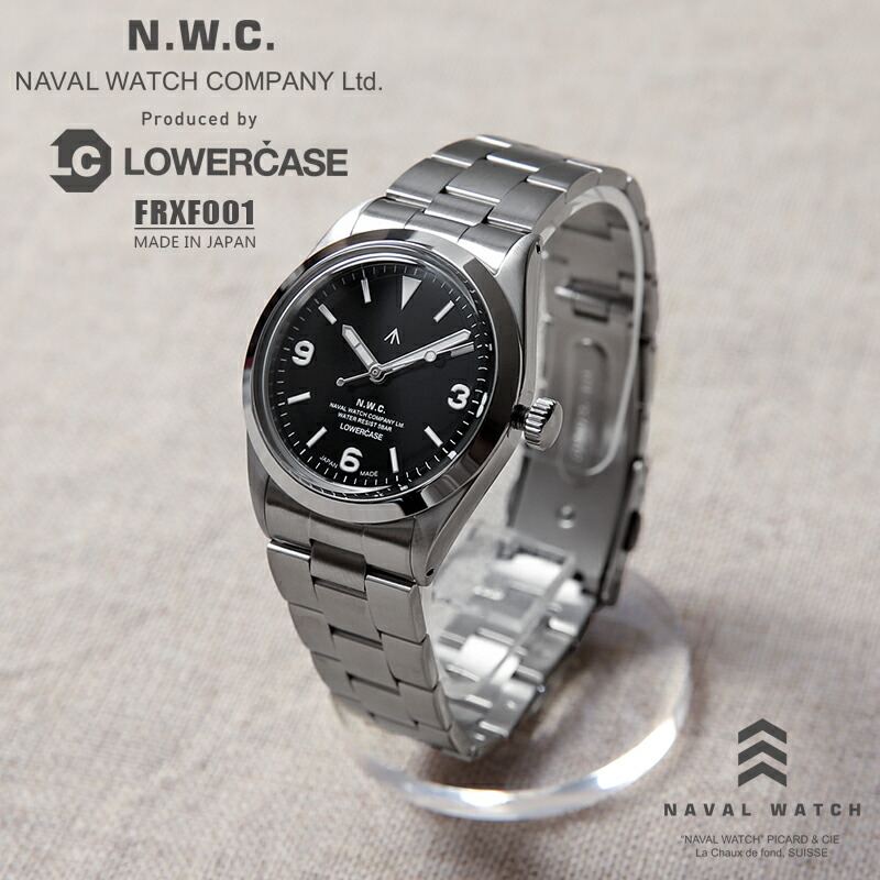 【最短即日発送】NAVAL WATCH ナバルウォッチ FRXF001 Produced By LOWERCASE Boys Oyster 3連メタルバンド リストウォッチ（腕時計）日本製【クーポン対象外】【T】