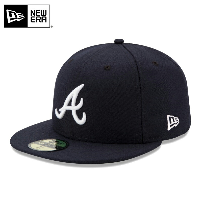 海外別注　美色　New Era 59FIFTY アトランタ・ブレーブス 楽天市場】ニューエラ キャップ 59FIFTY アトランタ ブレーブス