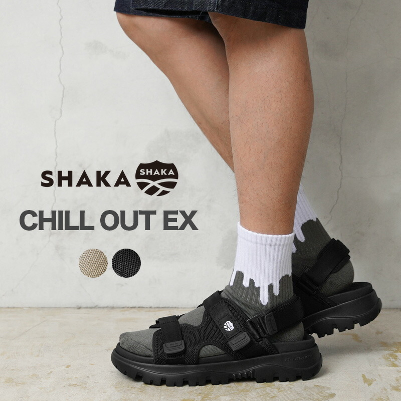 SHAKAシャカSHIPS別注シップス 24cmダブルベルト厚底スポーツサンダル SHAKAシャカSHIPS別注シップス 24cmダブルベルト厚底スポーツ