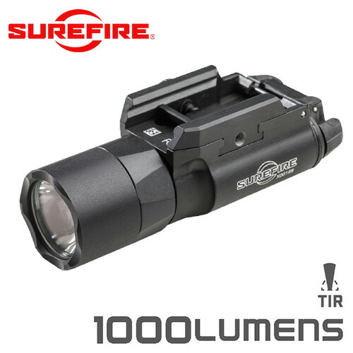 SUREFIRE シュアファイア X300U-B LEDウェポンライト / フラッシュライト 1000ルーメン【クーポン対象外】【T】｜ミリタリー タクティカルライト 懐中電灯 軍用 ハンドガン サバゲー 装備 ミリタリーギア ミリタリーライト