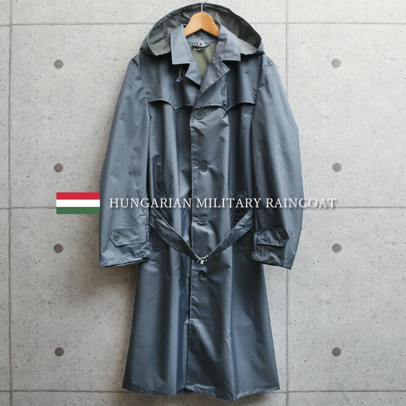 楽天市場】実物 新品 デッドストック ハンガリー軍 レインコート