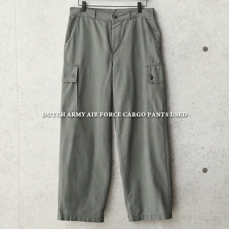 シェアースピリット　ミリタリーカーゴパンツ 楽天市場】実物 新品 デッドストック オランダ軍 AIR FORCE