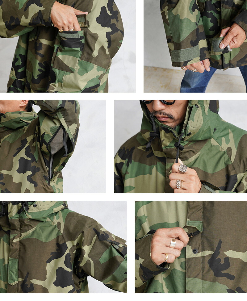 新品 デッドストック 米軍 ECWCS Gen1型パーカー ウッドランド迷彩 MILITARY 実物 新品 デッドストック 米軍 ECWCS Gen1型パーカー ウッド